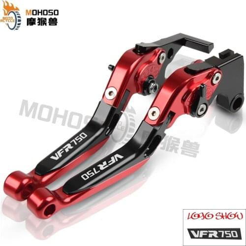 Motorcycle CNC Folding Extendable adjustable Brake Clutch Levers For Honda VFR750 VFR 750 1991 1992 1993 1994 1995 1996 1997