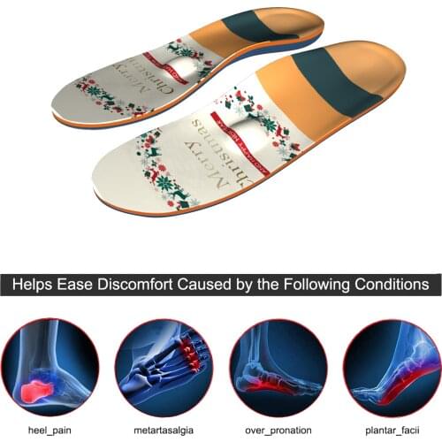 IFitna Memory Foam Unisex Flatfoot Fasciitis Arch Support Insoles with Ease Foot Pain Full Length