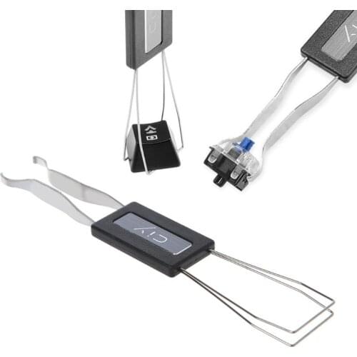 Universal keyboard keycap puller, suitable for mechanical keyboard keycap removal keyshaft removal tool two-in-one shaft remover