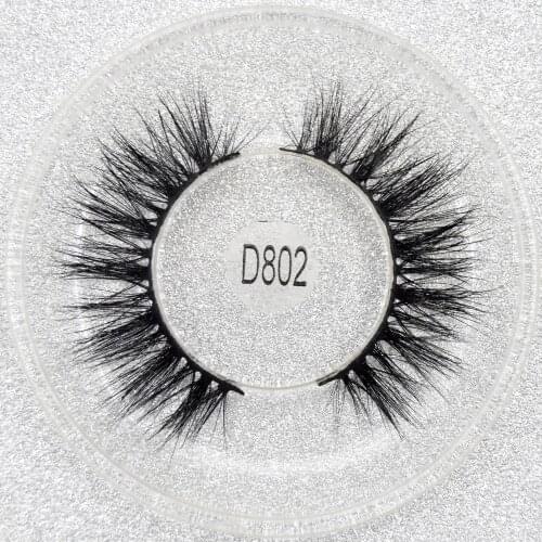 Visofree Mink Eyelashes 3D Mink Eye Lashes Crisscross False Eyelashes Handmade Soft fluffy Dramatic Lashes Upper Lash 1pair D802