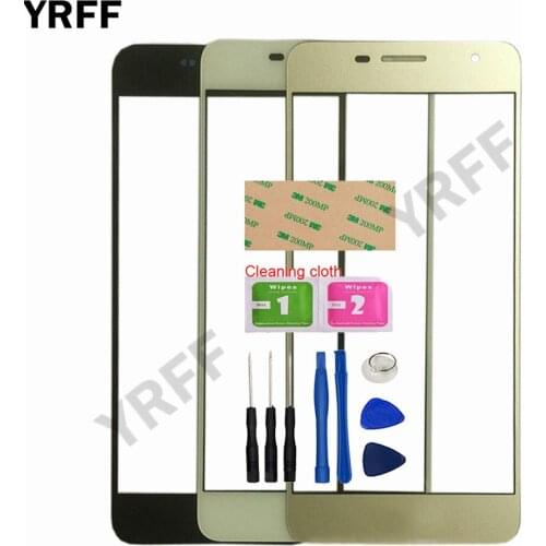 YRFF Enjoy 6 5.0 inch Mobile Touch Screen Outer Glass For Huawei Enjoy 6 Front Panel Glass