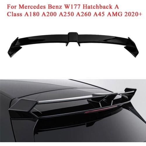 Rear Roof Spoiler Bumper Tail Wing Trunk Cover For Mercedes Benz W177 Hatchback A Class A180 A200 A250 A260 A45 AMG 2019 2020