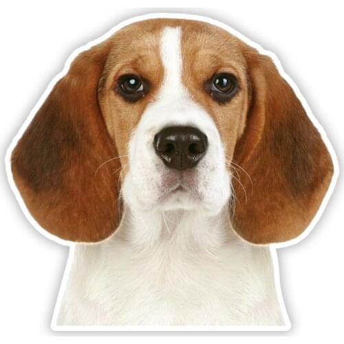11347# Various Sizes Removable Decal Beagle Dog Animal Car Sticker Waterproof Accessories on Bumper Rear Window Laptop