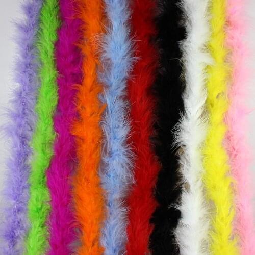 200cm Chicken Feather Strip Wedding Marabou Feather Boa,Burlesque Fancy Dress,party decoration 10 Color,10Pieces /lot
