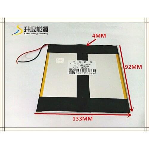 3.7V 8000mAH 4013392 Polymer lithium ion battery Li-ion battery for TABLET PC,power bank,E-BOOK