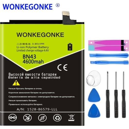 WONKEGONKE BN43 Battery for Xiaomi Redmi Note 4X Battery 4 X 5.5 Inch Phone Batterie Bateria