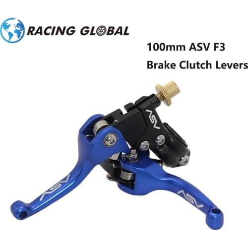 ALCON- 100mm CNC ASV F3 Brake Clutch Lever Folding For XR CRF RM RMZ KX YZF Pit Dirt Motorcycle Bike Universal