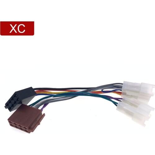 Car Stereo Radio Harness ISO for Toyota for 4Runner RAV4 Highlander Camry Lexus ES300 IS250 RX300 Auto Adapter Wiring Connector