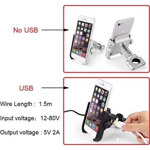 Motorcycle USB Charger Phone Holder telephone Support Bicycle For Moto Stand Bag For Iphone X 8 Plus SE S9 GPS Bike Holder