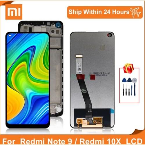 6.39" For Xiaomi Display Redmi Note 9 LCD Touch Screen Digitizer Assembly For Redmi 10X lcd note 9 display Replacement Parts