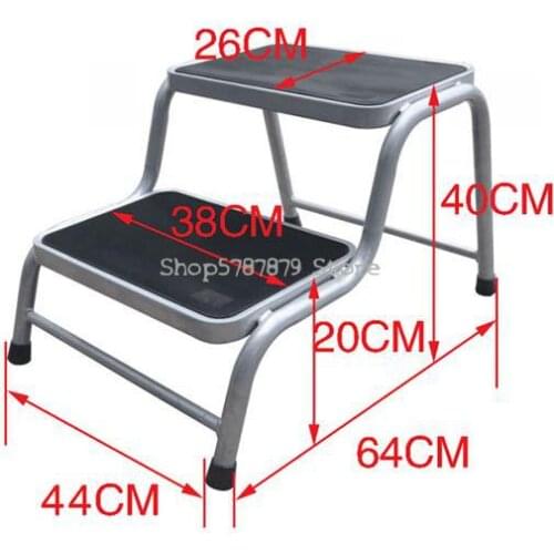 Two Step Family Ladder (stool) With Armrest Two Step Ladder Stool Chair Ladder Pet Ladder Car Washing Stool Car Washing Platform