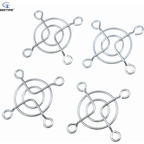 Gdstime 20 Pcs 4cm PC DC Fan Grill Protector Metal Finger Guard Cover 40x40 mm 1.6 Inches Iron net
