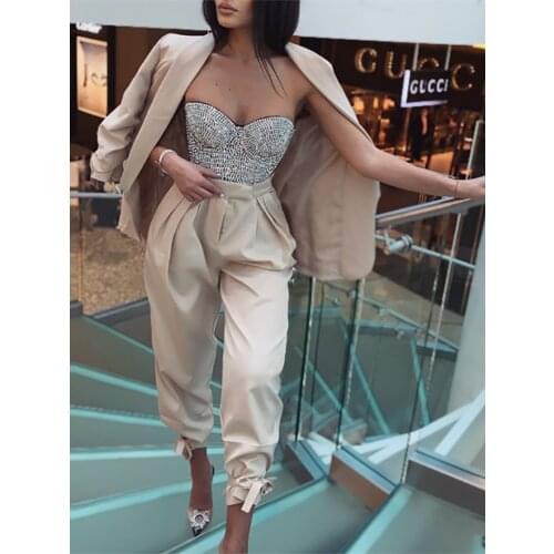 Женские брючные костюмы Glamaker China At AliExpress