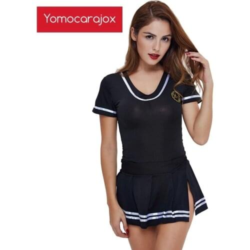 Hot Cosplay Student Uniform Sexy Lingerie Women Costumes Sex Products Toy Underwear Role Play Sailor Clubwear Girl