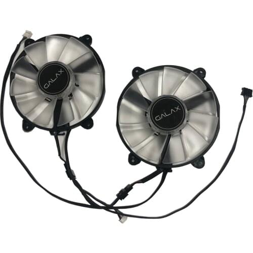 2pcs/Set FY09015M12LPA GPU Cooler Graphics Card Fans For GALAXY GeForce RTX2060 Super RTX 2070 Video Cooling Replacement