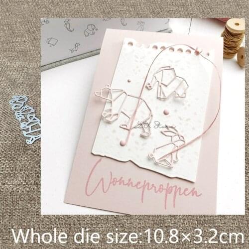 New Design Craft Metal stencil mold Cutting Dies rabbit bear elephant scrapbook die cuts Album Paper Card Craft Embossing