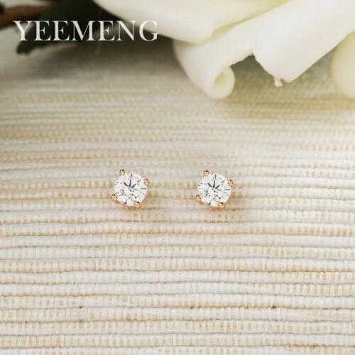 YEEMENG Fashion Cubic Zircon Hypoallergenic Copper Jewelry Sets For Women Exquisite Luxury Necklace Earrings Set Really Photo