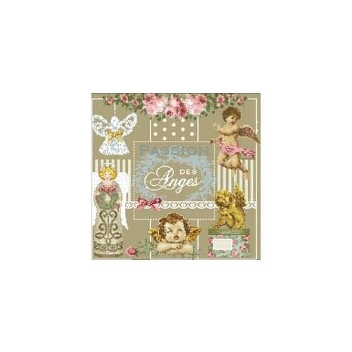 NN xiaoyi cotton self-matching cross stitch Cross stitch RS cotton comes with no prints Lady series - lovely angel