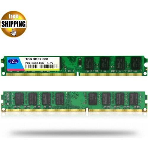 JZL Memoria PC2-6400 DDR2 800MHz / PC2 6400 DDR 2 800 MHz 1GB LC6 240PIN Desktop PC Computer DIMM Memory RAM Only For AMD CPU