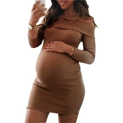 Maternity Dress Spring And Autumn Maternity Dress Long Sleeve Maternity Dress Sexy Maternity Dress
