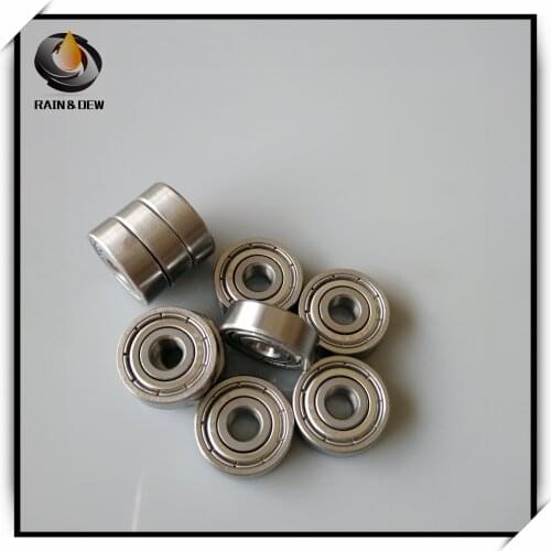 10Pcs 606ZZ Bearing ABEC-7 6x17x6 mm Miniature 606Z Ball Bearings 606 ZZ EMQ Grade Z3 V3 For Makefr RS CNC 32 Tutors