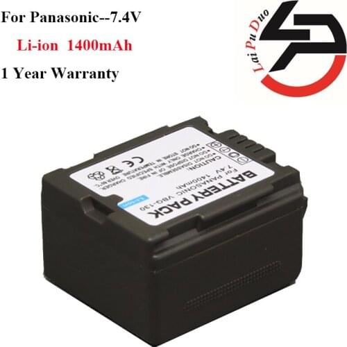 Brand New 1400mah Replacement Camera Battery For Panasonic HDC-TM350 HDC-TM650 HDC-TM700 VW-VBG130-K AG-HMC150 AG-HMC150P