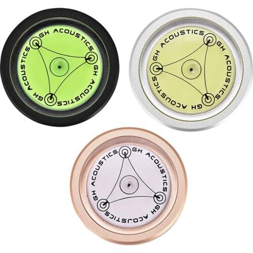 LP Disc Stabilizer Turntable Level Vinyl Record Vibration Balanced Spirit Level Black Gold Silver 3 Colors Optional 2021 New