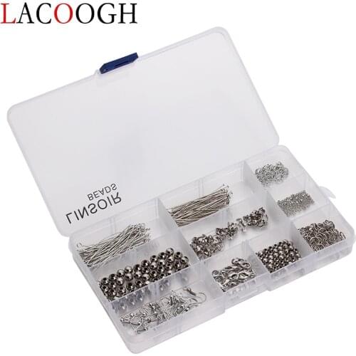 Ear Back Earring Hook Bead Caps Jump Rings Head Pins Ear Wires Settings For Handmade Diy Jewelry Making Findings Wholesale