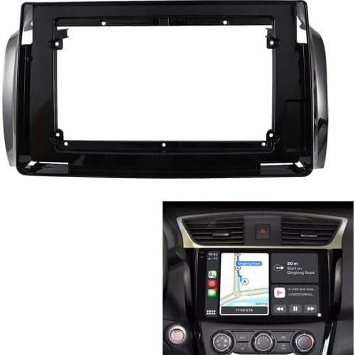 10.1 Inch Car Radio Fascia for Nissan Sylphy Sentra 2012-2017 Dashboard Installation Trim Kit Frame Stereo Panel