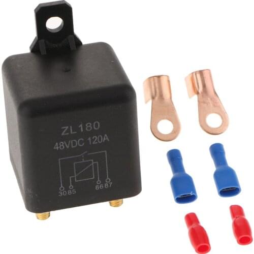 2 Terminals 48V 120A Heavy Duty Split Charge Normal Open Relay