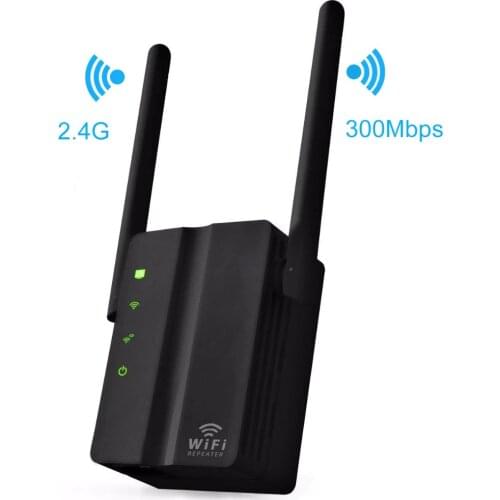 300Mbps WiFi Repeater Wireless Signal Amplifier Wi-Fi Range Extander 2.4G Repetidor 802.11N/B/G Signal Booster AP WPS EU Plug