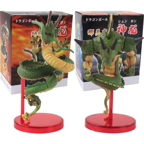 9cm Dragon Ball Z DBZ Son Goku Shenron Earth Shenlong Namek Dragon Polunga Mini PVC Figure Collectible Model Toy