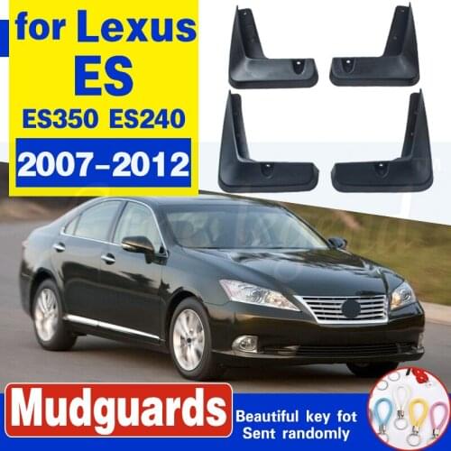 For Lexus ES ES350 ES240 2007-2012 Mudflaps Splash Guards Front Rear Mud Flap Mudguards Fender 2008 2009 2010 2011 Set Mud Flaps