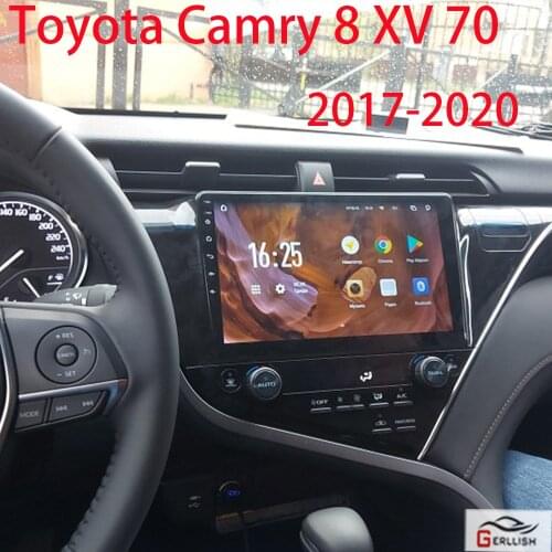 For Toyota Camry 8 70 2017 2018 2019 Android Auto Video Spelers Autoradio Carplay Car Mobile Internet Radio Wifi Granta Dab 1Din