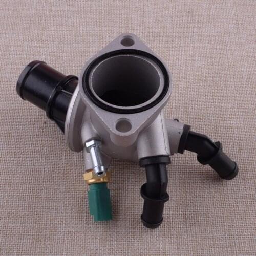 Thermostat Housing with Sensor 55203388 Fit for Alfa Romeo 159 Fiat Croma Opel Vectra C Astra H Saab 9-5 Vauxhall Vectra Mk II