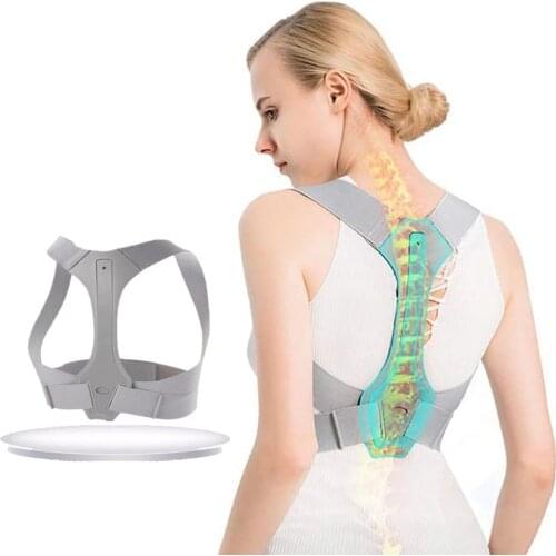 Posture Corrector for Men and Women Posture Corrector Adjustable Upper Back Brace for Clavicle Support and Providing Pain Relief