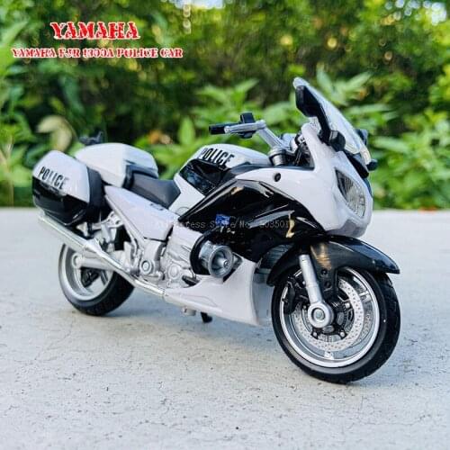 Maisto 1:18 YAMAHA FJR 1300A BMW Police motorcycle series Silvardo original authorized simulation alloy motorcycle model toy car