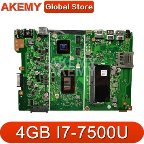 For ASUS X441UV X441UVK X441UR X441URK X441UB mainboard Laptop motherboard w/ GT940M (V2G) 4G /I7-7500U