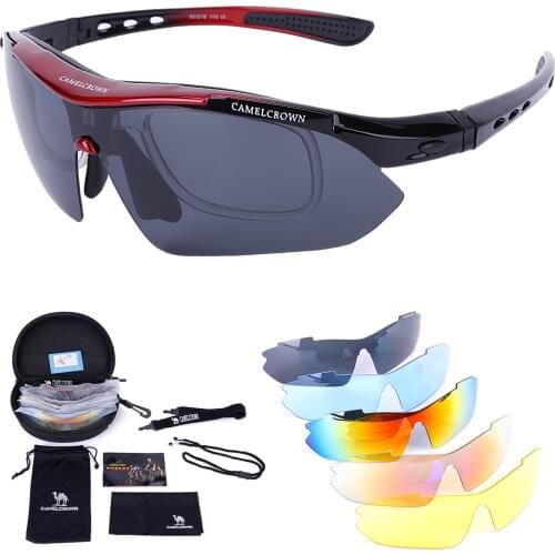 CAMEL Fishing Hiking Outdoor Sun Glasses Eyewear UV Riding Driving Men Women Multifunctional Night Sports