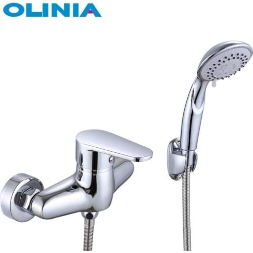 OLINIA shower faucets, shower head bathroom set, shower system, bathroom faucets, zinc valve core bathtub faucets mixer OL7167