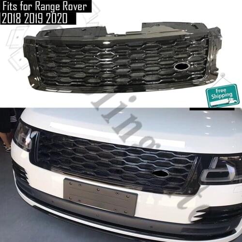 Front grille radiator grille fits for L.and Rover Range Rover 2018 2019 2020 mesh cover facelift