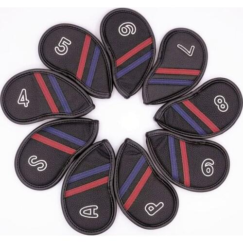 MBE Golf Irons Headcovers With Embroidery Master Bunny Edition #4-9PAS Complete Set Golf Iron Wood Head Covers 9Pcs/Lot