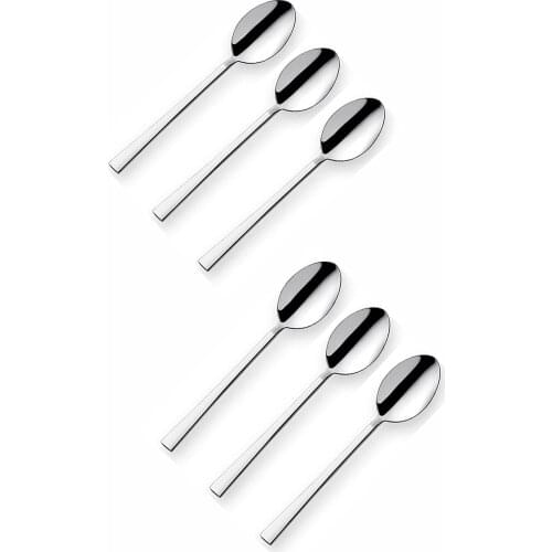 Steel Tea Spoon 6 Piece