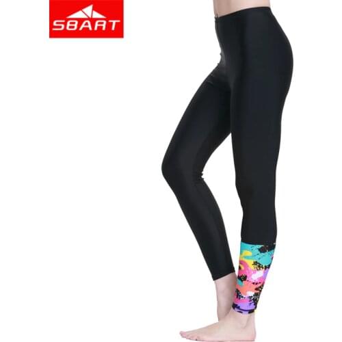 SBART Women Snorkeling Leggings Wetsuit Pant Rash guard Tight Pants Swimsuit Anti-Jellyfish Snorkeling Wet Suits Plus Size 3XL