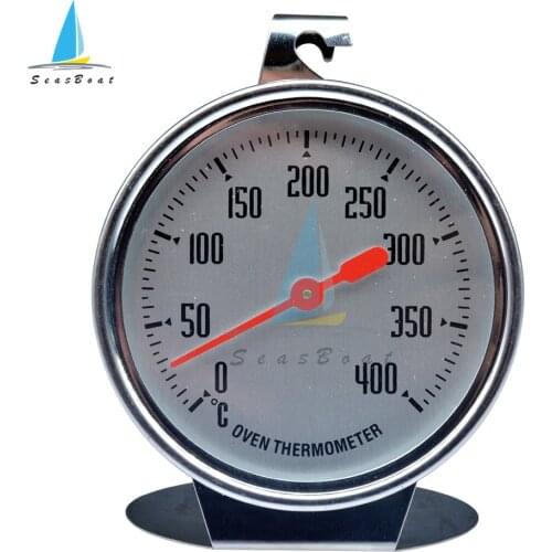 0-400 Degree Stainless Steel Barbecue BBQ Smoker Grill Oven Thermometer Temperature Gauge Celsius Household Thermometers