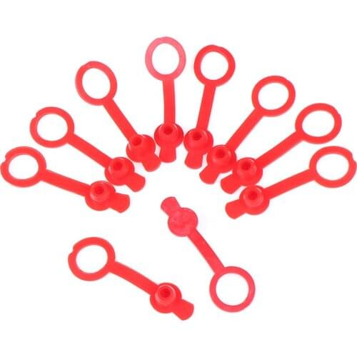 10Pcs Red DC power Waterproof Cap For DC-022 DC-025 Jack Charging Socket Connector