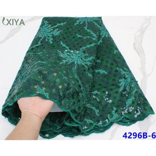 African Lace Fabric Velvet Lace Fabric with Sequins High Quality French Mesh Net Fabric for Wedding Party Sewing APW4296B