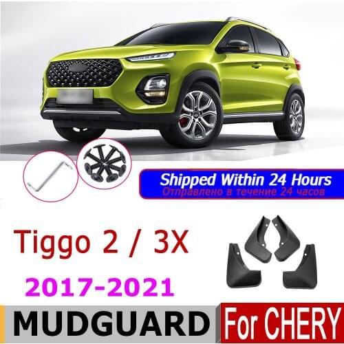 Car Mudflap For Chery Tiggo 2 3X 2019 2018 2017 Front Rear Fender Mud Flaps Guard Splash Flap Mudguards Accessories