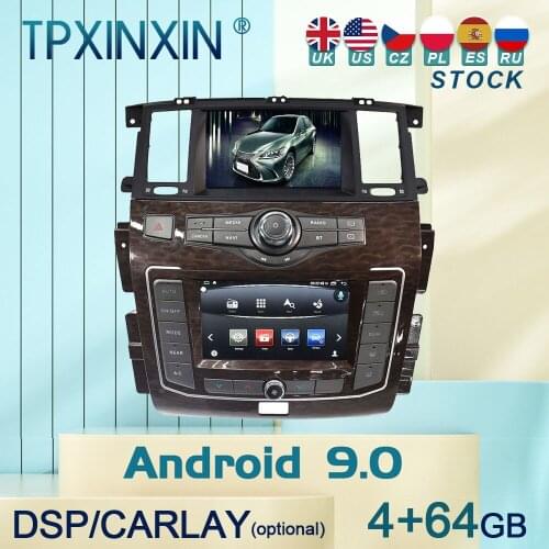 For Nissan Patrol Y62 Android 9 Car Stereo Car Radio with Screen Radio Player Car GPS Navigation Head Unit Carplay