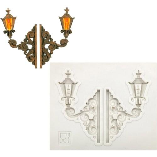 Palace Lantern Shape 100% Platinum Silicone Sugarcraft Mould, Fondant Cake Decorating Tools Bakeware